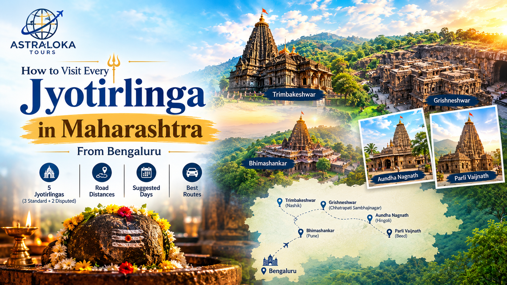 How to Visit Every Jyotirlinga in Maharashtra from Bengaluru
