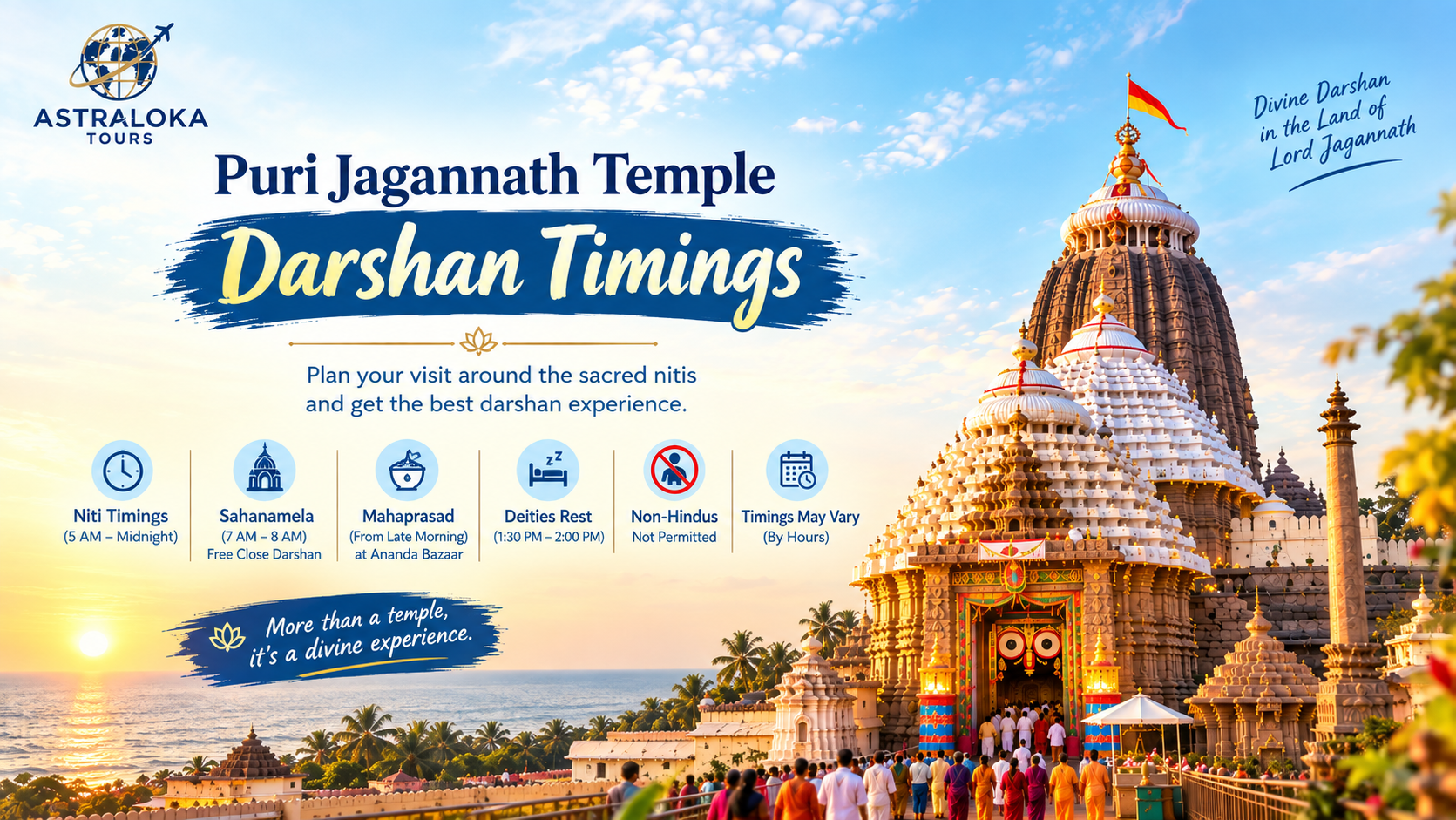 How to Read the Puri Jagannath Temple Darshan Timings