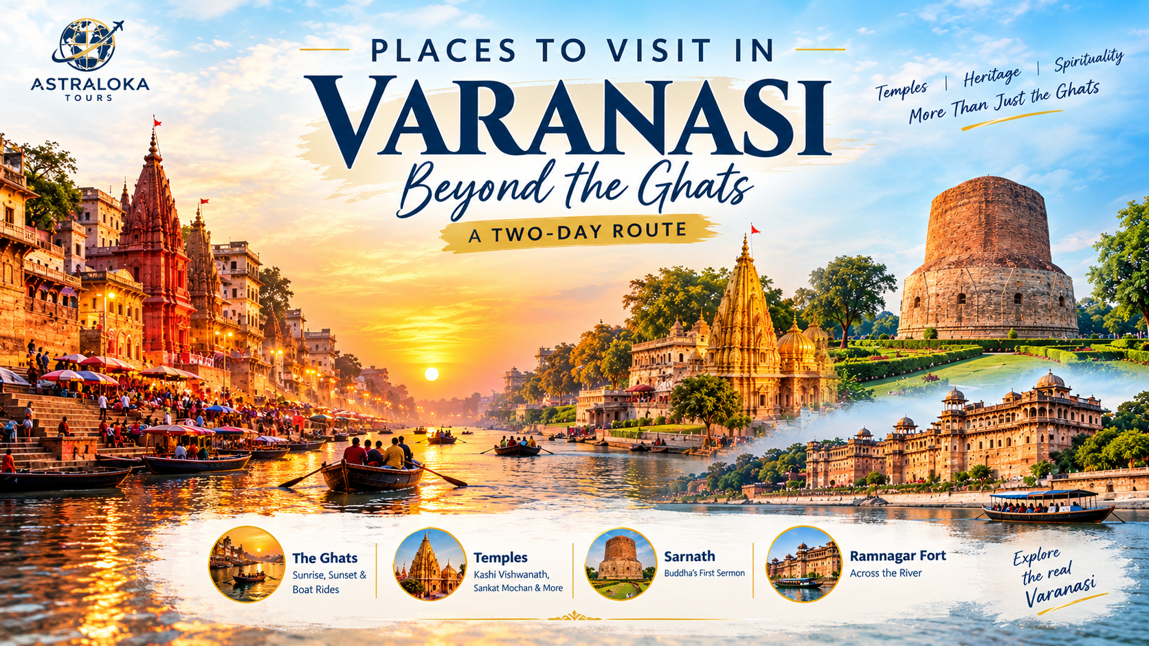 Places to Visit in Varanasi Beyond the Ghats: A Two-Day Route