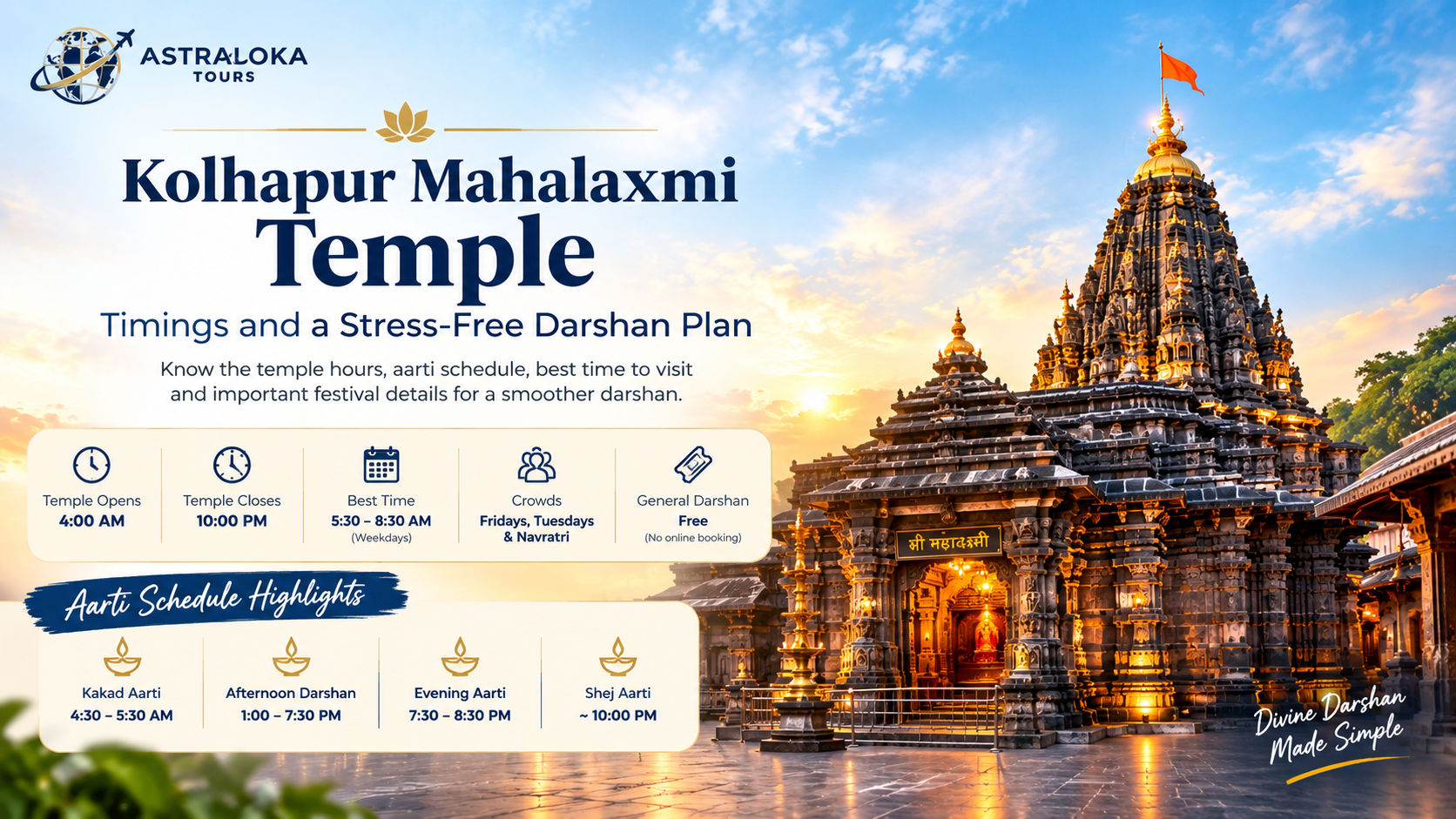 Kolhapur Mahalaxmi Temple Timings and a Stress-Free Darshan Plan